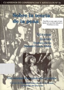 LA TEORIA DE LA PENA – GUNTER JACOBS